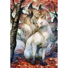 Charger l&#39;image dans la galerie, Fox - diamant rond complet - 30x40cm
