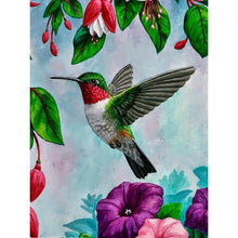Charger l&#39;image dans la galerie, Fleurs - diamant rond complet - 30x40cm
