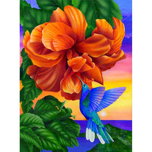 Charger l&#39;image dans la galerie, Fleurs - diamant rond complet - 30x40cm
