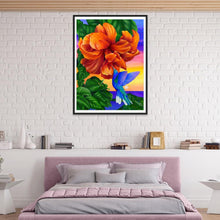 Charger l&#39;image dans la galerie, Fleurs - diamant rond complet - 30x40cm
