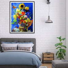 Charger l&#39;image dans la galerie, Fleurs - diamant rond complet - 30x40cm
