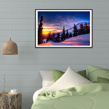 Charger l&#39;image dans la galerie, Paysage - diamant rond complet - 40x30cm
