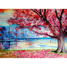 Charger l&#39;image dans la galerie, Paysage - diamant rond complet - 40x30cm
