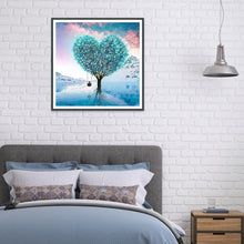 Charger l&#39;image dans la galerie, Arbre d’amour - diamant rond complet - 30x30cm
