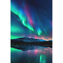 Charger l&#39;image dans la galerie, Aurora paysage - diamant rond complet - 40x30cm
