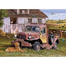 Charger l&#39;image dans la galerie, Paysage rural - diamant rond complet - 40x30cm
