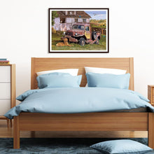 Charger l&#39;image dans la galerie, Paysage rural - diamant rond complet - 40x30cm

