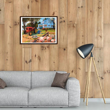 Charger l&#39;image dans la galerie, Paysage rural - diamant rond complet - 40x30cm
