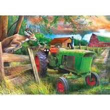 Charger l&#39;image dans la galerie, Paysage rural - diamant rond complet - 40x30cm
