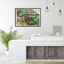 Charger l&#39;image dans la galerie, Paysage rural - diamant rond complet - 40x30cm
