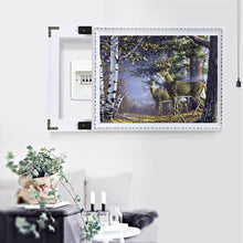 Charger l&#39;image dans la galerie, Nature de cerf - diamant rond complet - 40x30cm
