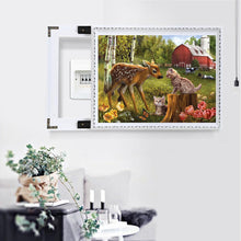 Charger l&#39;image dans la galerie, Nature de cerf - diamant rond complet - 40x30cm
