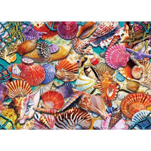 Charger l&#39;image dans la galerie, Plage d’océan - diamant rond complet - 40x30cm
