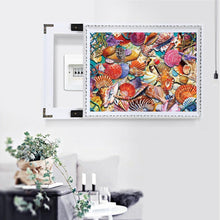 Charger l&#39;image dans la galerie, Plage d’océan - diamant rond complet - 40x30cm
