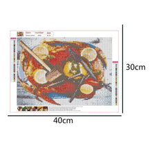 Charger l&#39;image dans la galerie, Plage d’océan - diamant rond complet - 40x30cm
