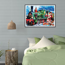 Charger l&#39;image dans la galerie, Père Noël - diamant rond complet - 40x30cm
