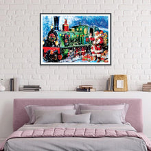 Charger l&#39;image dans la galerie, Père Noël - diamant rond complet - 40x30cm
