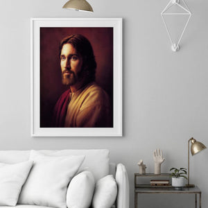 Religion - diamant rond complet - 30x40cm