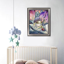 Charger l&#39;image dans la galerie, Grenouille - diamant rond complet - 30x40cm
