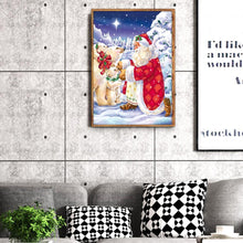 Charger l&#39;image dans la galerie, Animal de père noël - diamant rond complet - 40x30cm
