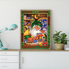 Charger l&#39;image dans la galerie, Animal de père noël - diamant rond complet - 40x30cm

