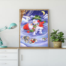 Charger l&#39;image dans la galerie, Animal de père noël - diamant rond complet - 40x30cm
