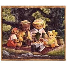 Charger l&#39;image dans la galerie, Ours - diamant rond complet - 35x30cm
