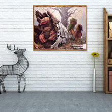 Charger l&#39;image dans la galerie, Ours - diamant rond complet - 35x30cm
