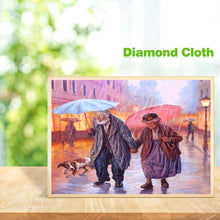 Charger l&#39;image dans la galerie, Couples plus âgés - diamant rond complet - 30x40cm
