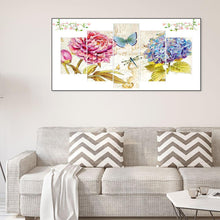 Charger l&#39;image dans la galerie, 5pcs papillon - diamant rond complet - 95x45cm
