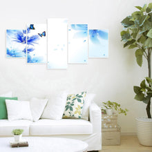 Charger l&#39;image dans la galerie, 5pcs papillon - diamant rond complet - 95x45cm
