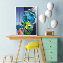 Charger l&#39;image dans la galerie, Monsters inc - diamant rond complet - 30x40cm
