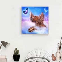 Charger l&#39;image dans la galerie, Chien - diamant rond complet - 30x30cm
