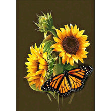Charger l&#39;image dans la galerie, Tournesol - diamant rond complet - 30x40cm
