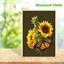Charger l&#39;image dans la galerie, Tournesol - diamant rond complet - 30x40cm
