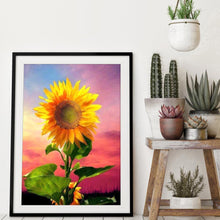 Charger l&#39;image dans la galerie, Tournesol - diamant rond complet - 30x40cm
