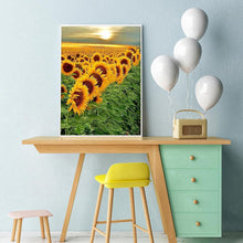 Charger l&#39;image dans la galerie, Tournesol - diamant rond complet - 30x40cm

