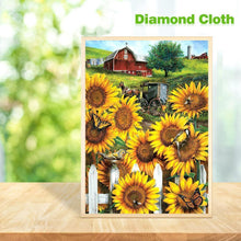 Charger l&#39;image dans la galerie, Tournesol - diamant rond complet - 30x40cm

