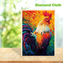 Charger l&#39;image dans la galerie, Coq - diamant rond complet - 30x40cm
