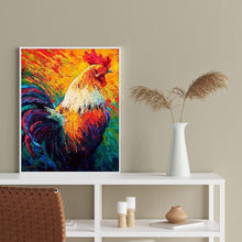 Charger l&#39;image dans la galerie, Coq - diamant rond complet - 30x40cm
