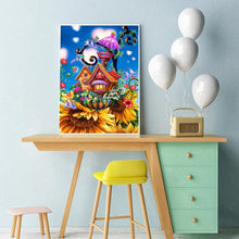 Charger l&#39;image dans la galerie, Château - diamant rond complet - 30x40cm
