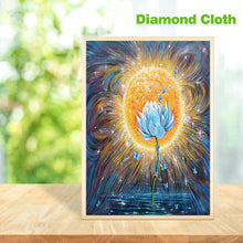 Charger l&#39;image dans la galerie, Fleur - diamant rond complet - 30x40cm

