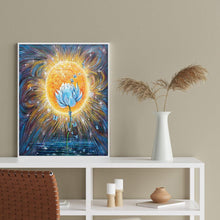 Charger l&#39;image dans la galerie, Fleur - diamant rond complet - 30x40cm

