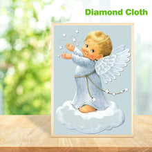Charger l&#39;image dans la galerie, Angel - diamant rond complet - 30x40cm
