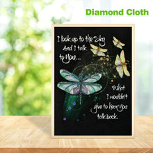 Charger l&#39;image dans la galerie, Libellule - diamant rond complet - 30x40cm
