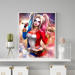 Femme laide - diamant rond complet - 30x40cm
