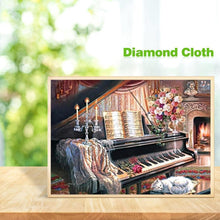 Charger l&#39;image dans la galerie, Piano - diamant rond complet - 30x40cm
