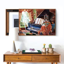 Charger l&#39;image dans la galerie, Piano - diamant rond complet - 30x40cm
