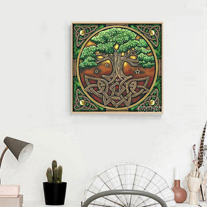 Arbre - diamant rond complet - 30x30cm