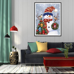 Noël - diamant rond complet - 30x40cm